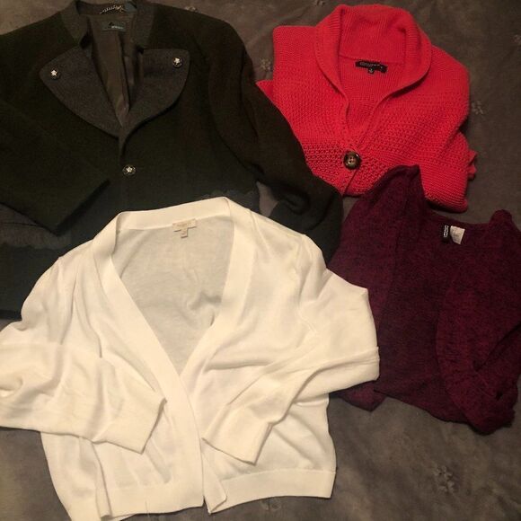 Lot Of Women's Jones New York, Talbots, cardigans - Picture 1 of 10